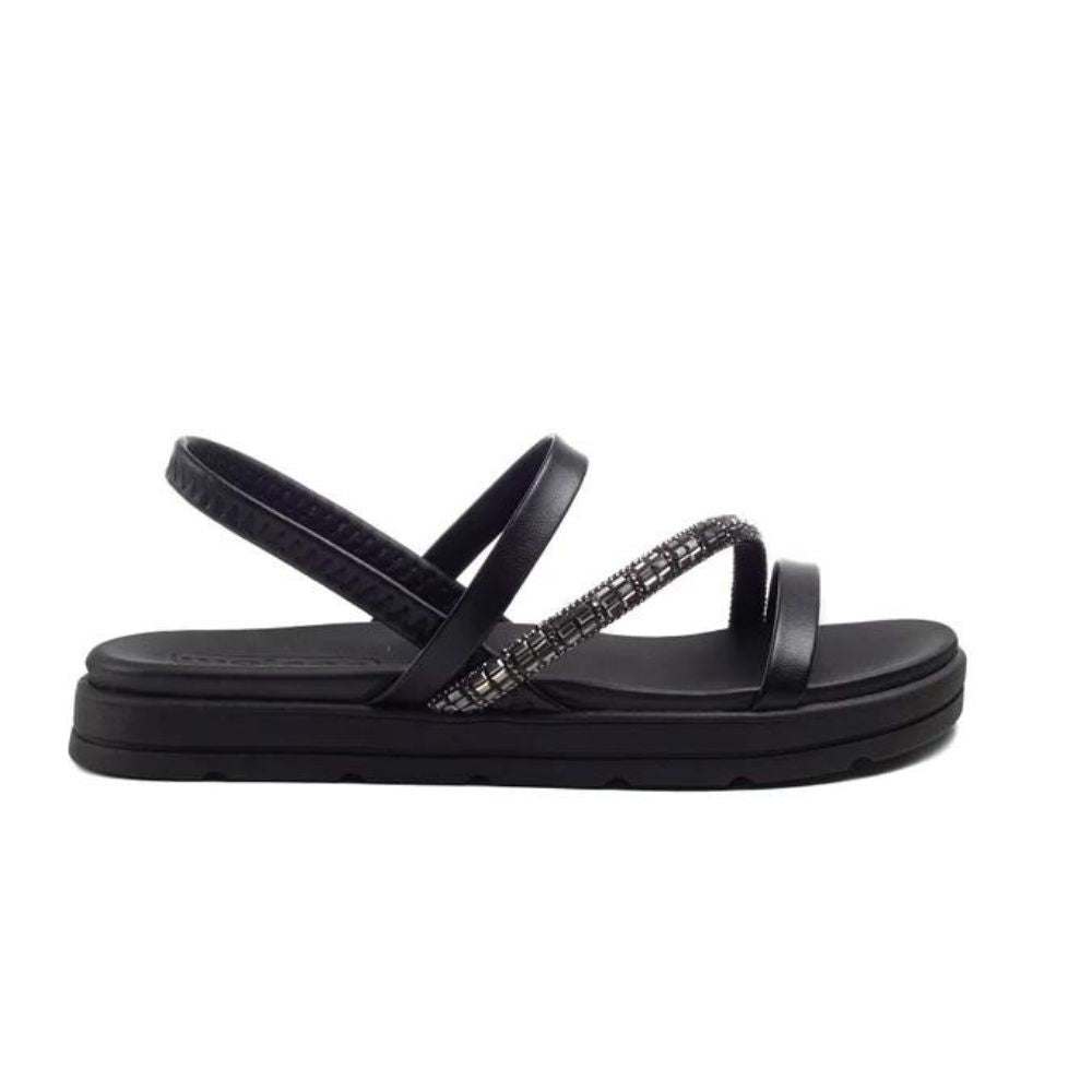 Sandália Plataforma Salto Flatform Conforto Moleca Papete
