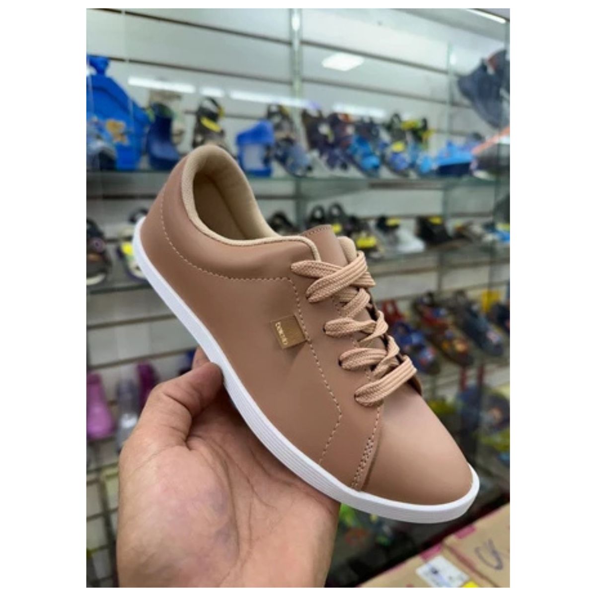 Tênis Sapatenis Feminino Casual Beira Rio Branco Liso Napa Confortável Dia a Dia Original