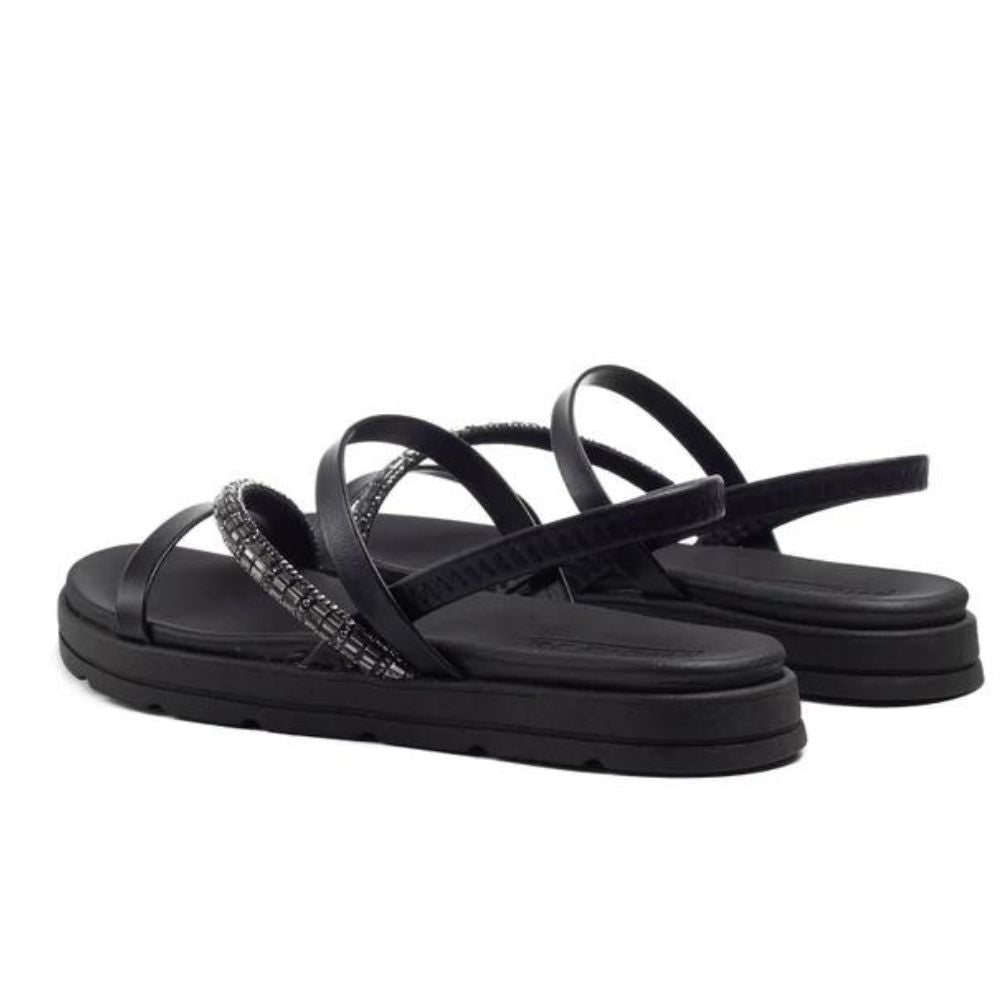 Sandália Plataforma Salto Flatform Conforto Moleca Papete