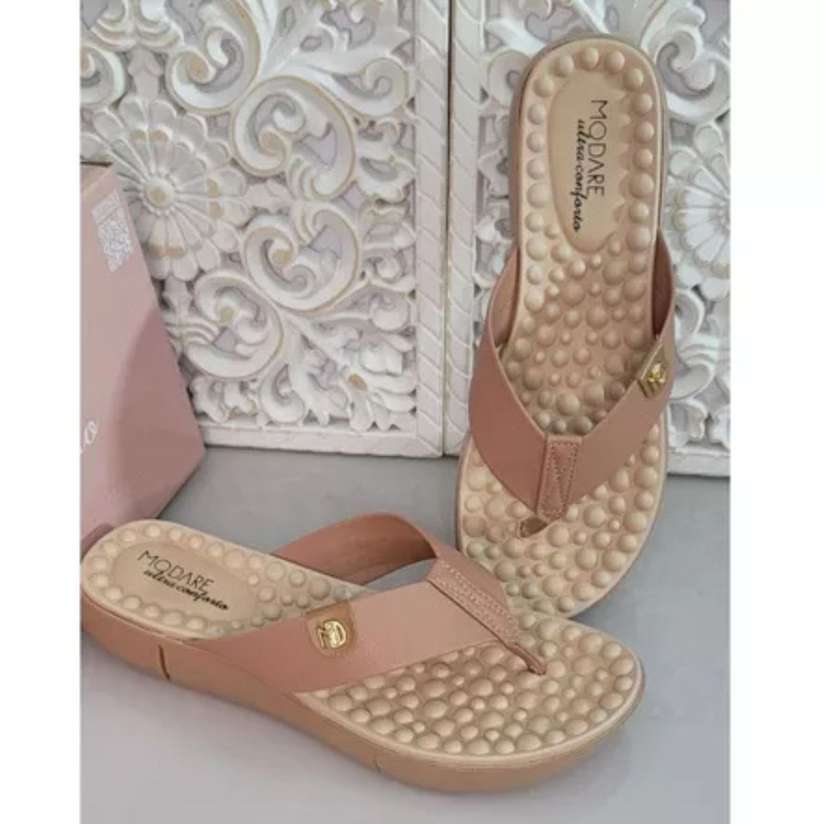 Chinelo Tamanco Ortopédico Massageador Para Esporão Modare