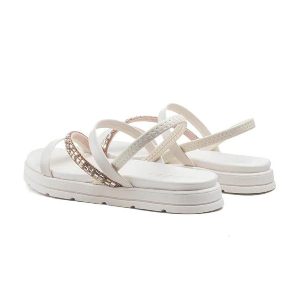 Sandália Plataforma Salto Flatform Conforto Moleca Papete