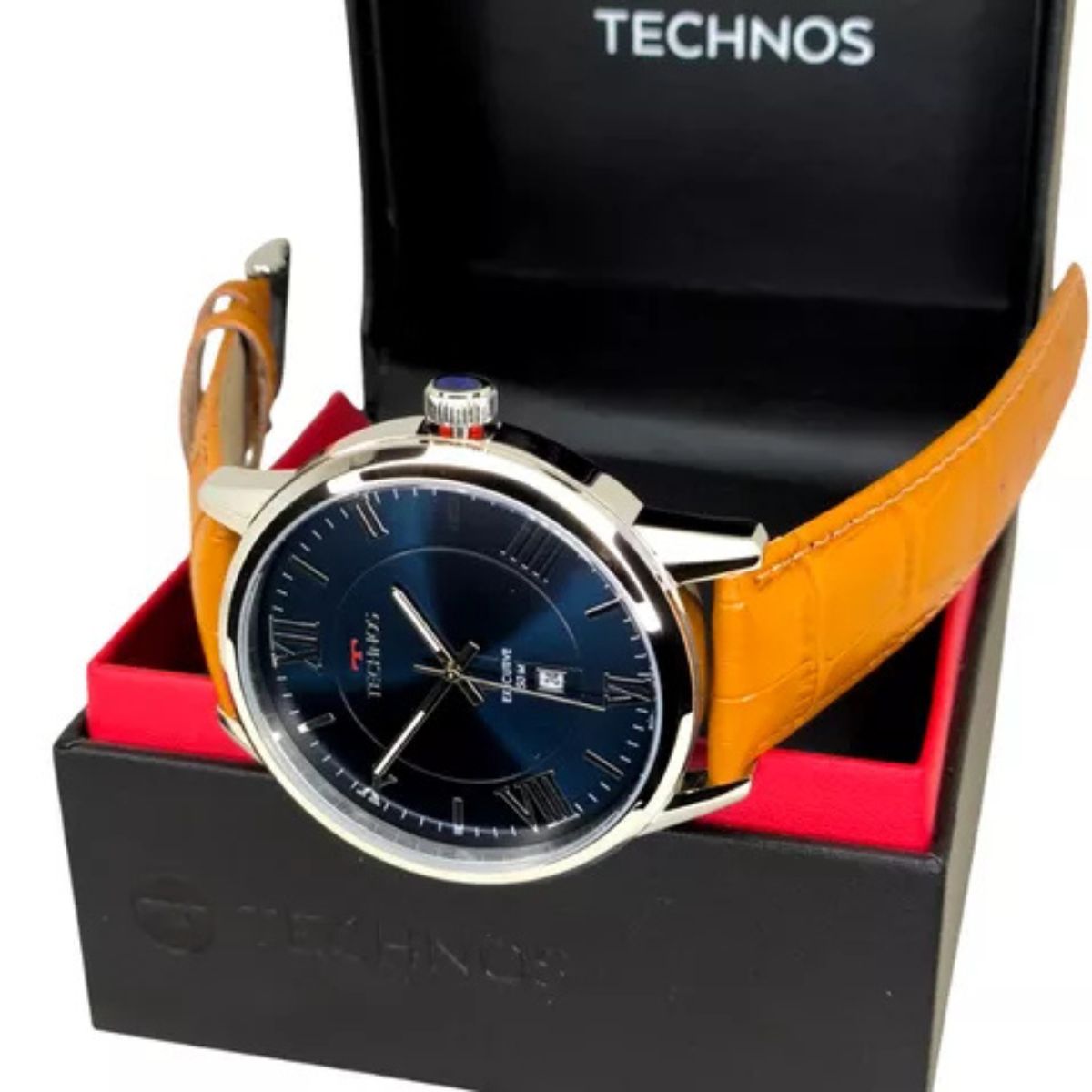 Relogio Technos Masculino Algarismo Romano Original