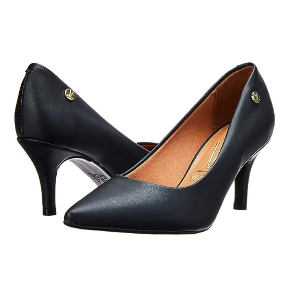 Scarpin Vizzano Feminino Salto Médio Bico Fino