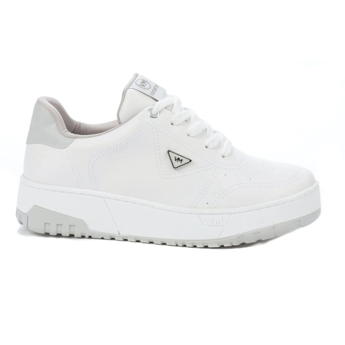 Tênis Feminino Casual Flatform Via Marte Branco Original