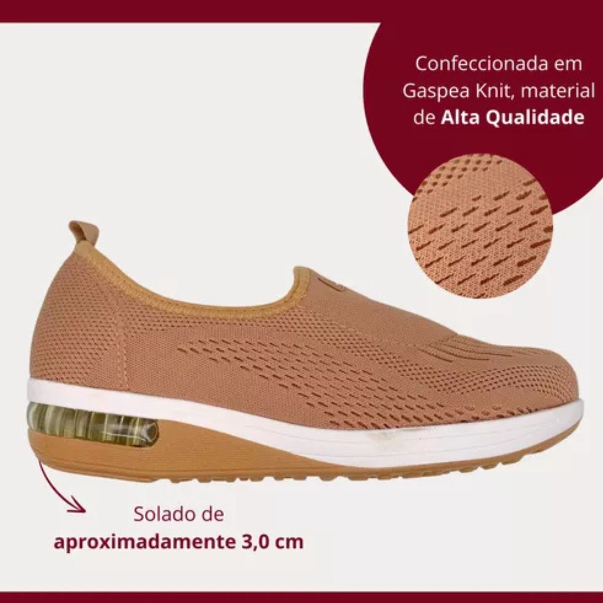 Tenis Feminino Modare Ultraconforto Gel Tech Casual Macio