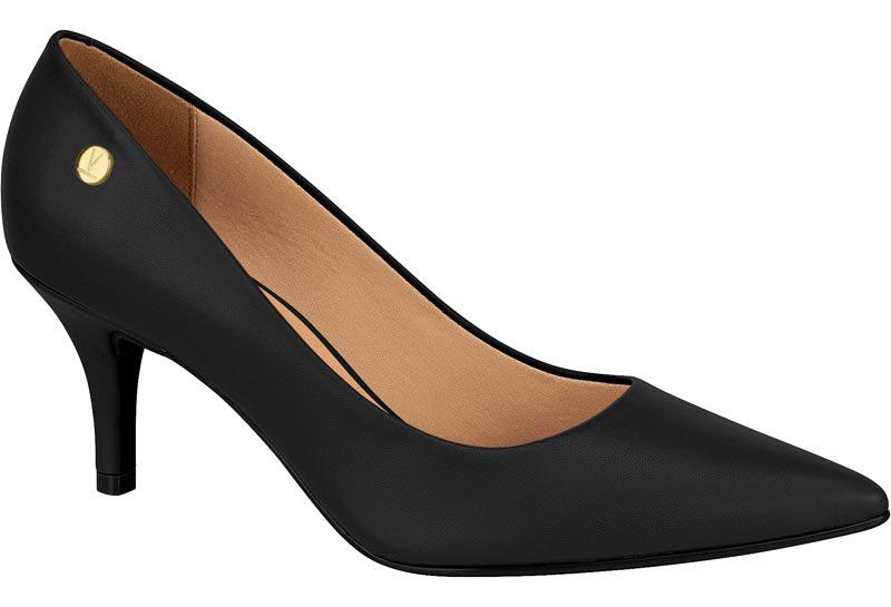 Scarpin Vizzano Feminino Salto Médio Bico Fino