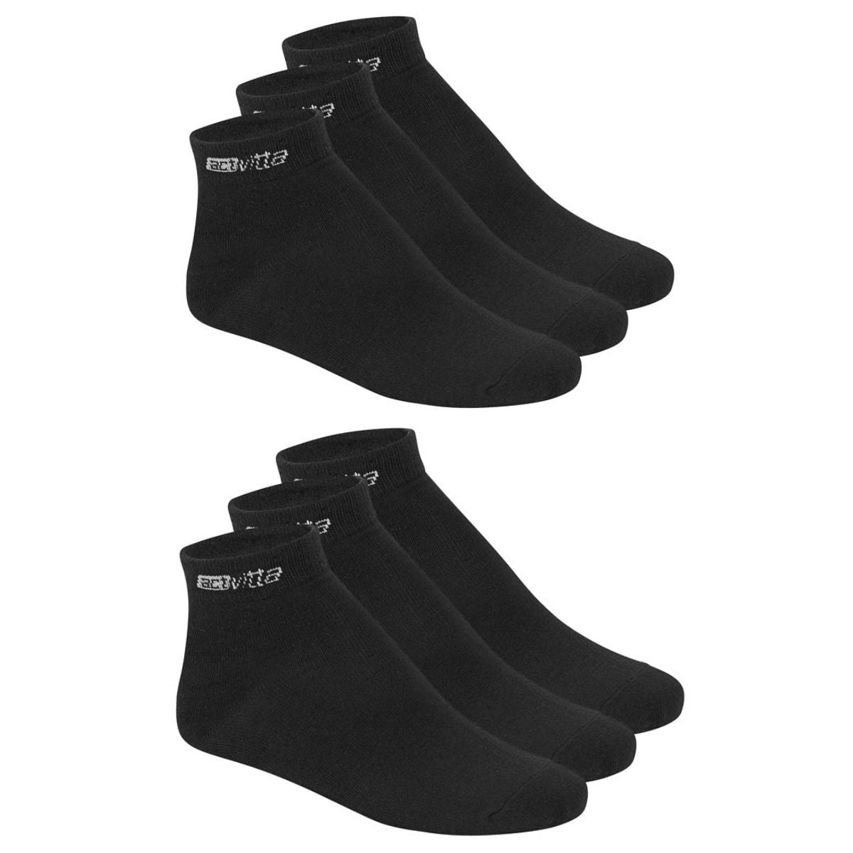 KIT 6 PARES DE MEIA UNISEX DE USO COMUM CANO MEDIO ACTVITTA