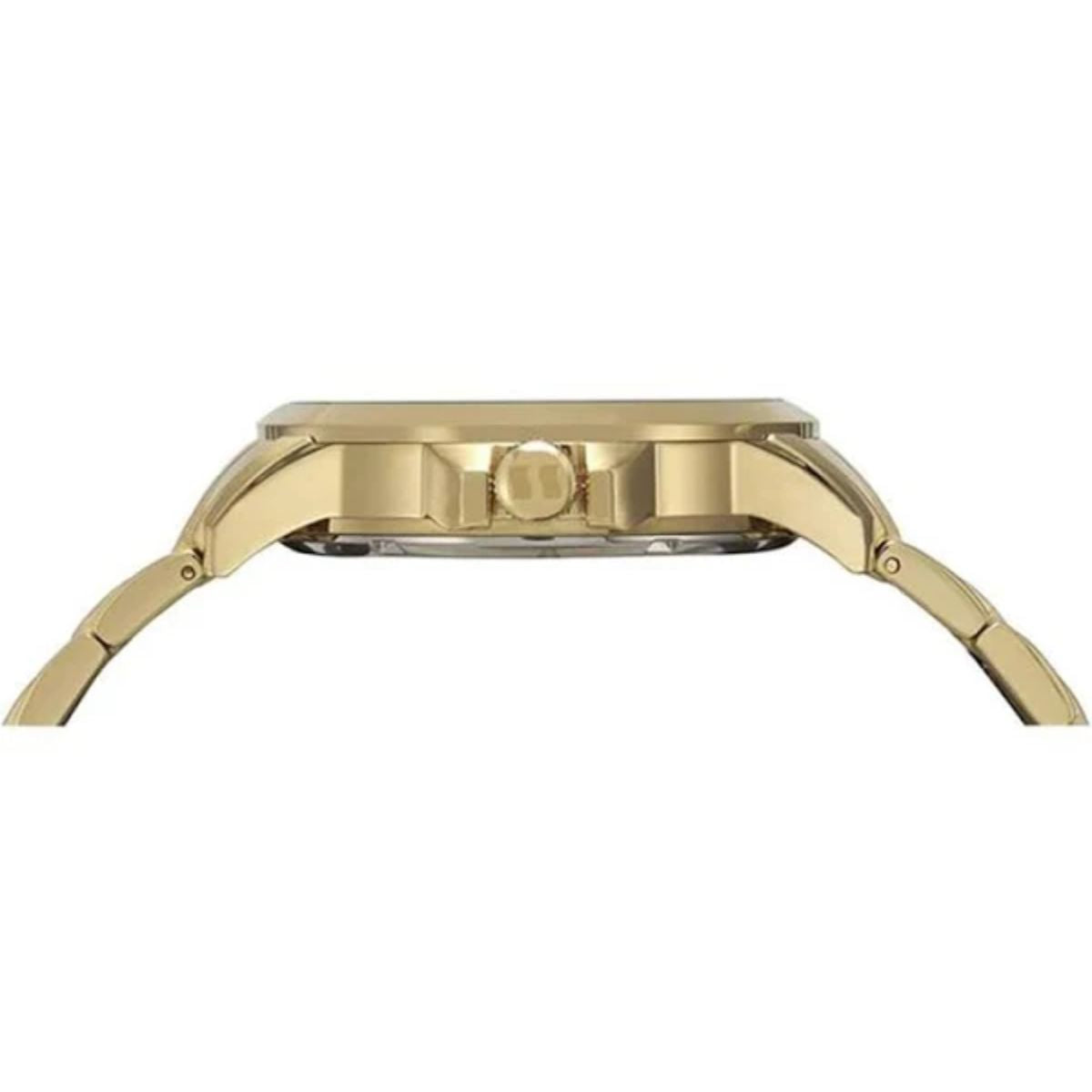 Relógio Masculino Seculus Dourado Automático prova d'água