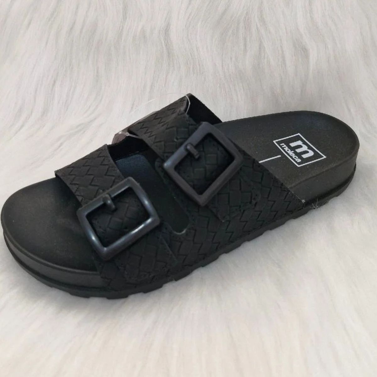 Tamanco Feminino Papete Moleca Original Preto Conforto