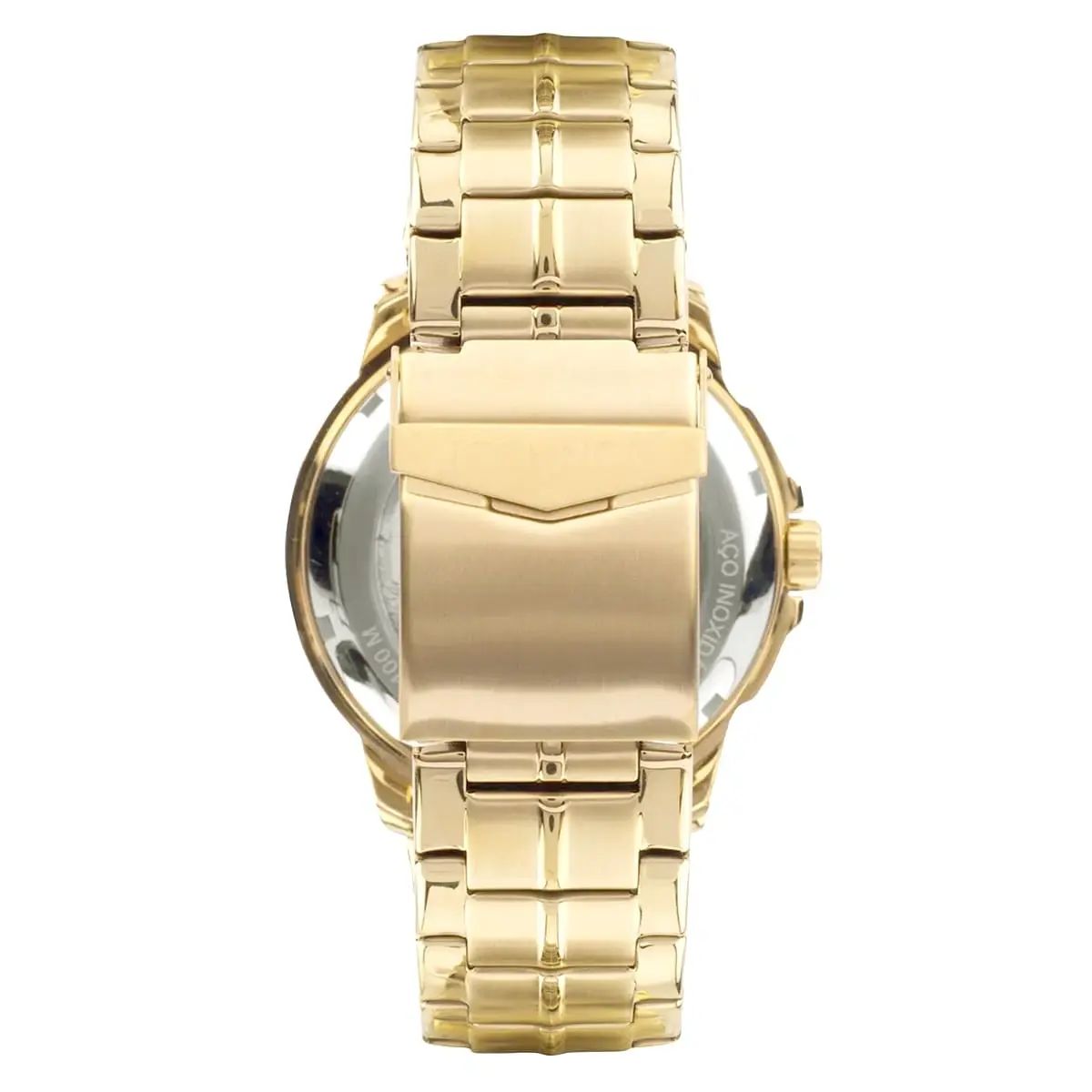 Relógio Masculino Seculus Dourado Automático prova d'água