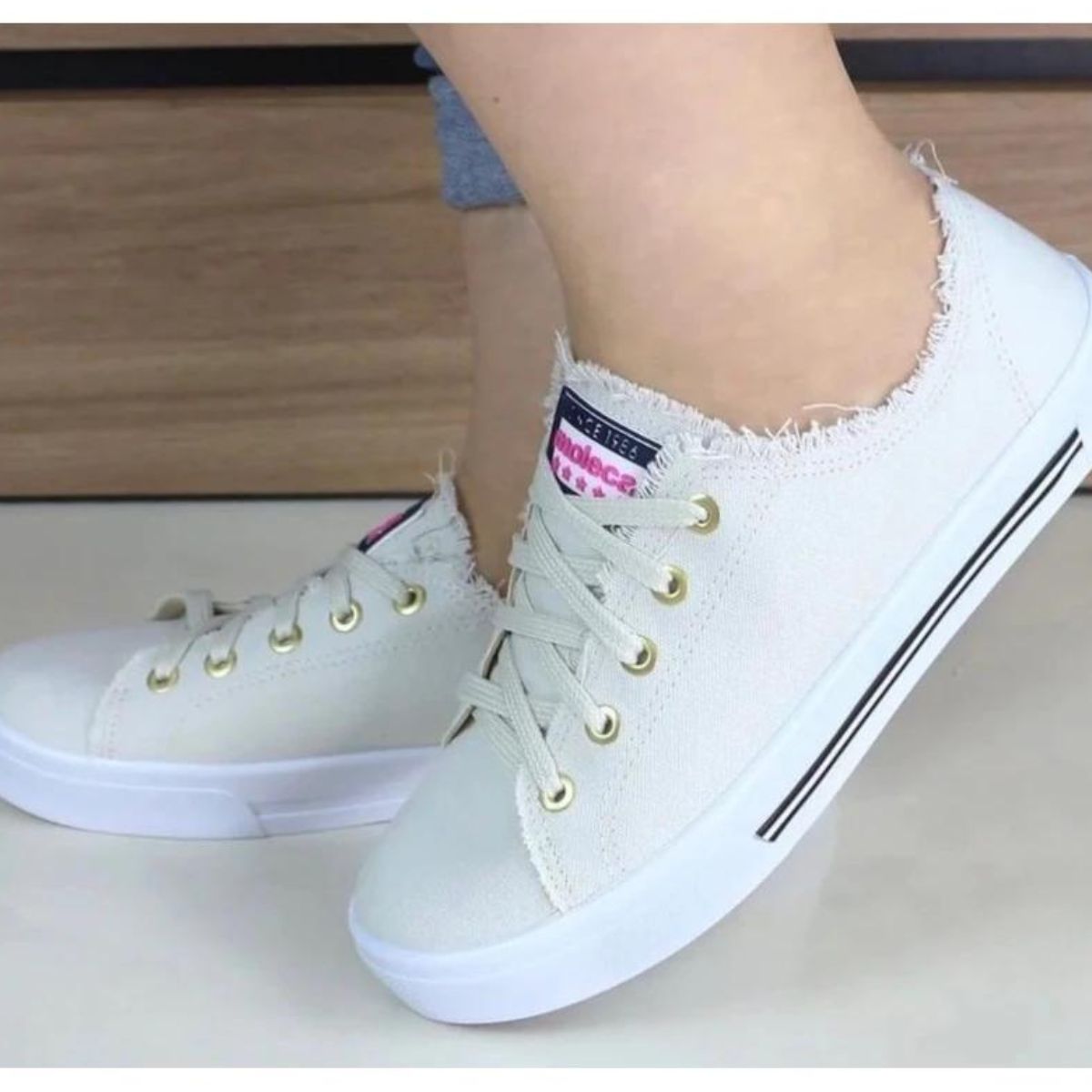 Tênis Moleca Feminino Casual Confortável Leve Original