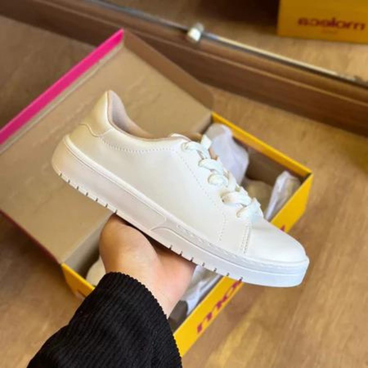 Tênis Feminino Moleca Confortável Casual Branco Original