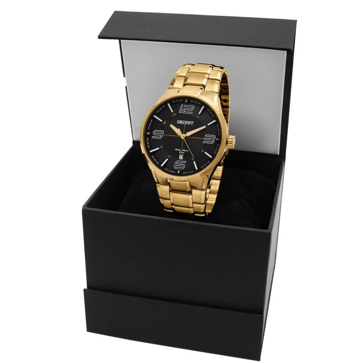 Relógio Orient Masculino Dourado Neo Sports Retro Iluminação