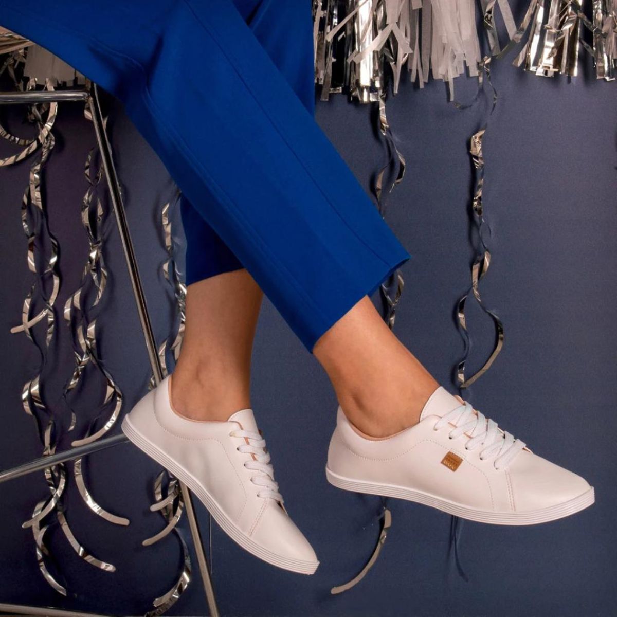 Tênis Sapatenis Feminino Casual Beira Rio Branco Liso Napa Confortável Dia a Dia Original