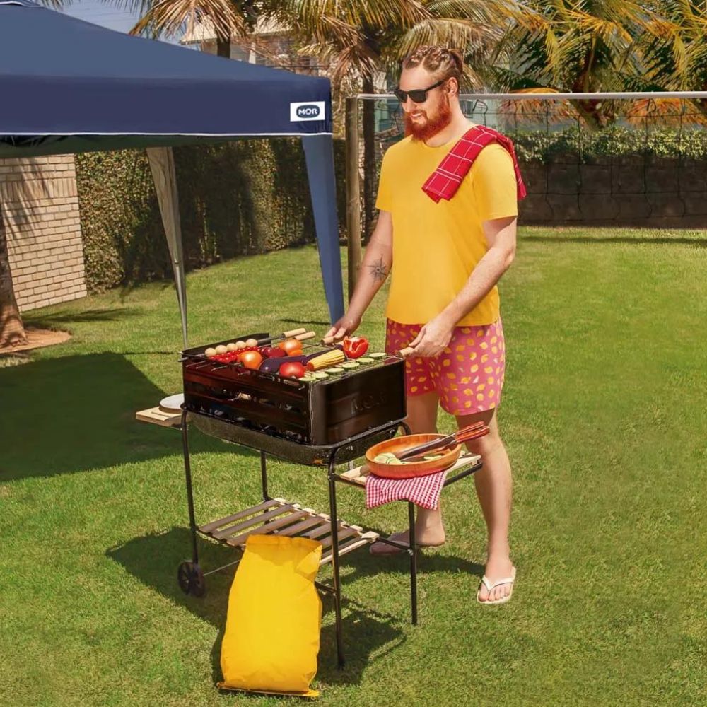 Tenda Praia Sanfonada 3x3 Mor X-flex Articulada prova d'água