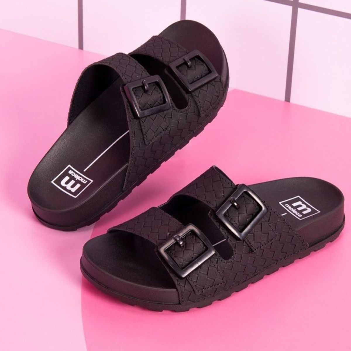 Tamanco Feminino Papete Moleca Original Preto Conforto