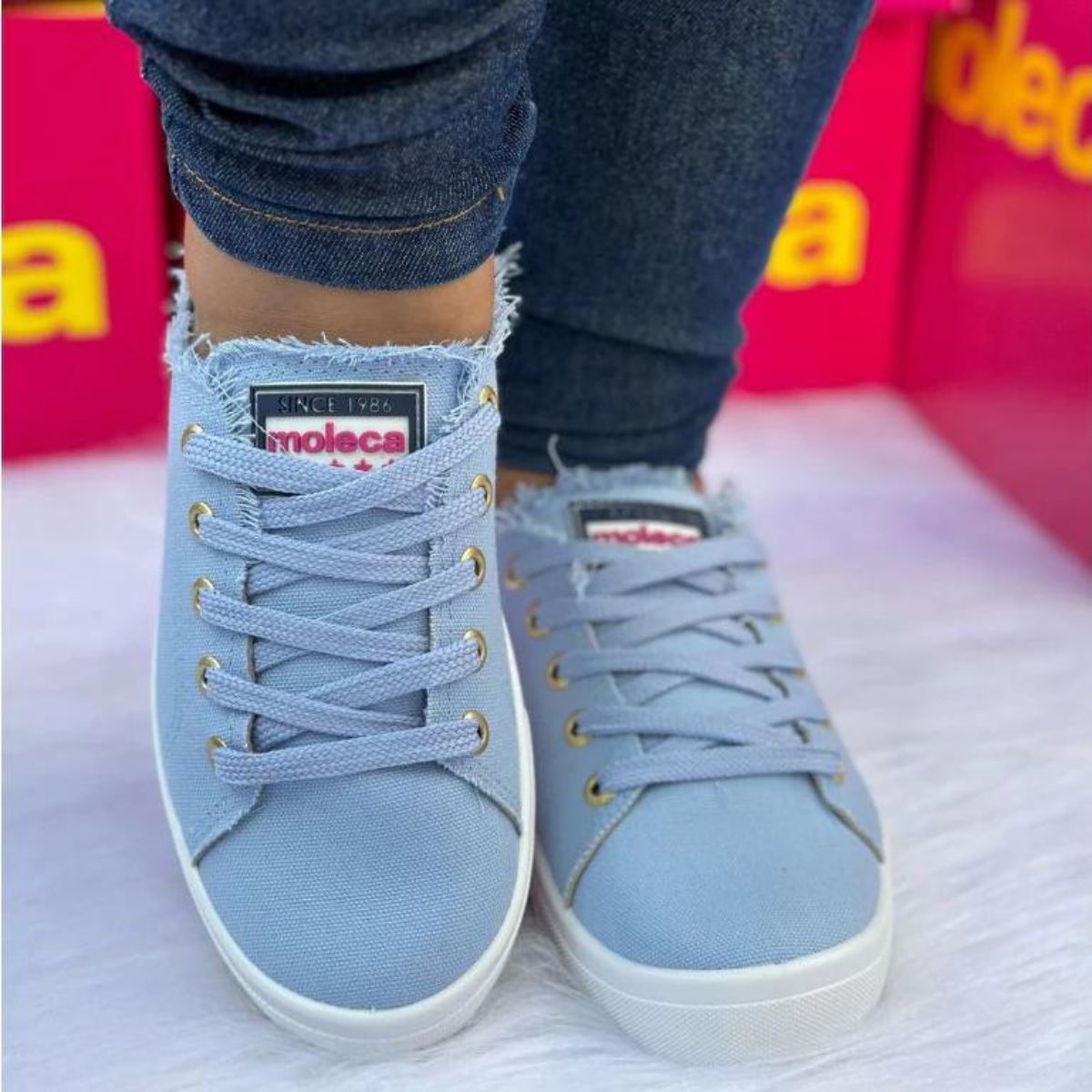 Tênis Moleca Feminino Casual Confortável Leve Original