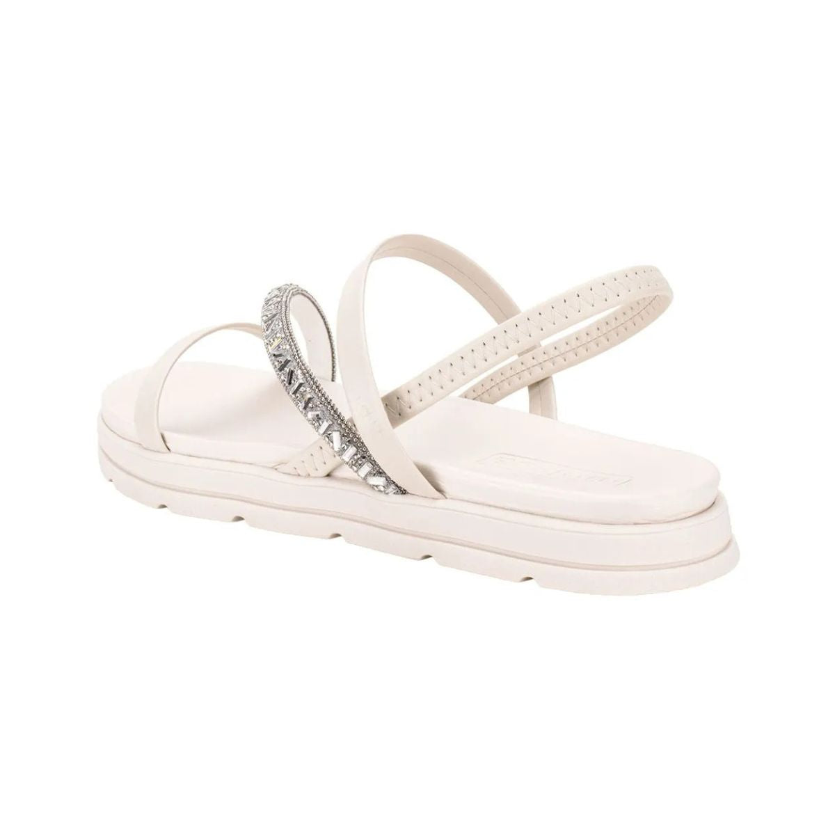 Sandália Plataforma Salto Flatform Conforto Moleca Papete