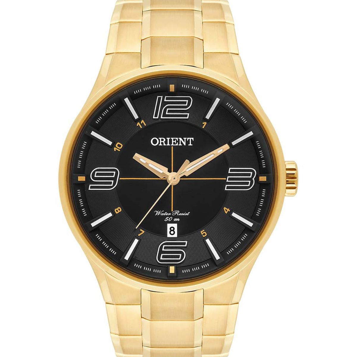Relógio Orient Masculino Dourado Neo Sports Retro Iluminação