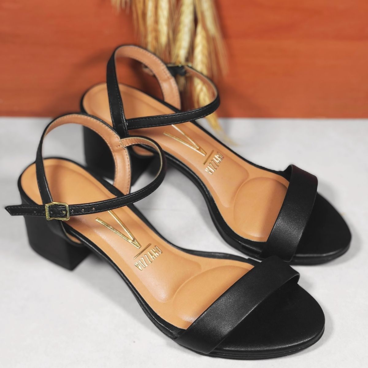 Sandália De Salto Bloco Médio Vizzano Feminino Original