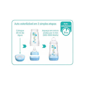 Mamadeira Mam Easy Start 0m+ 130ml Anti Cólica