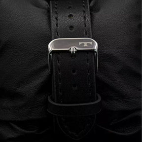 Relógio Technos Masculino Steel Prata Correia Preta Couro