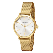 Relógio Mondaine Feminino Dourado À Prova D'água 50m