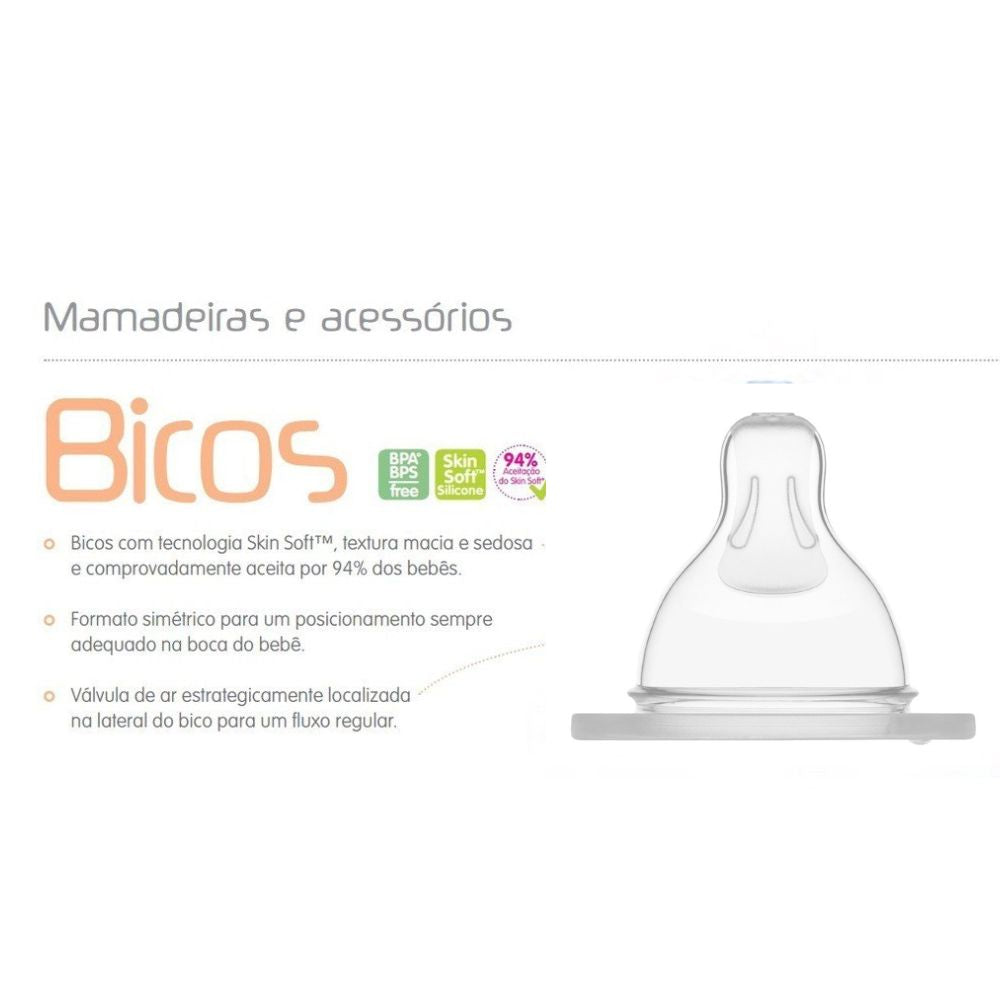 Bico Mamadeira MAM 0 meses Fx Super Lento Bebê Recém Nascido