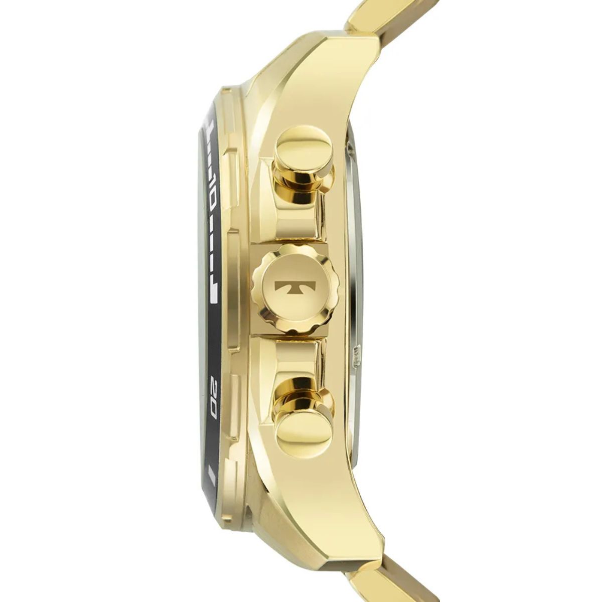 Relógio Masculino Technos Sport Digiana Dourado fundo Preto