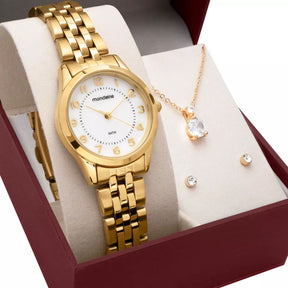 Kit relógio Mondaine com colar original com nota fiscal
