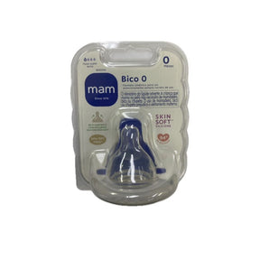Bico Mamadeira MAM 0 meses Fx Super Lento Bebê Recém Nascido