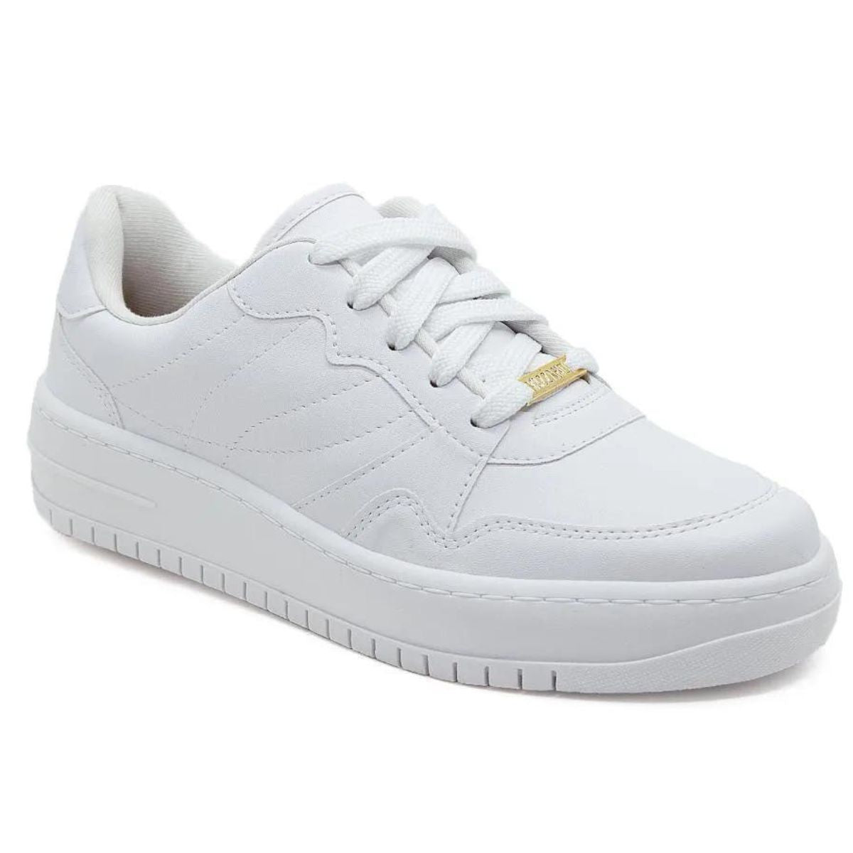 Tênis Casual Conforto Vizzano Flatform Branco Original