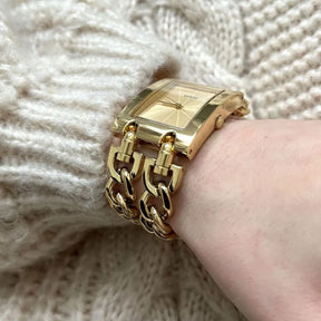 Relógio Guess Exchange Feminino Aço Dourado