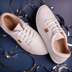Tênis Sapatenis Feminino Casual Beira Rio Branco Liso Napa Confortável Dia a Dia Original