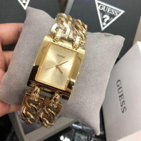 Relógio Guess Exchange Feminino Aço Dourado